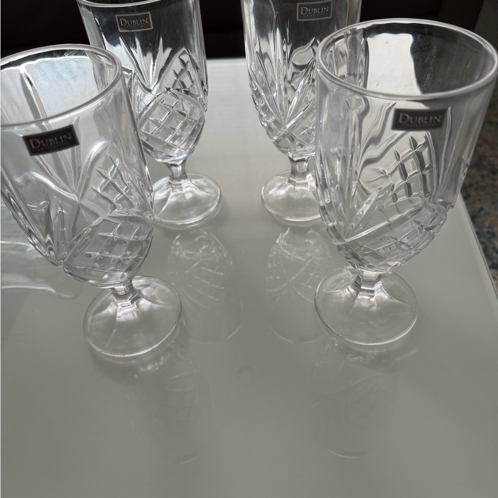 Dublin Crystal Clear Goblet Set